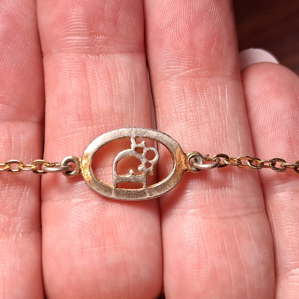 Authentic Vintage Dior Gold Chain Bracelet